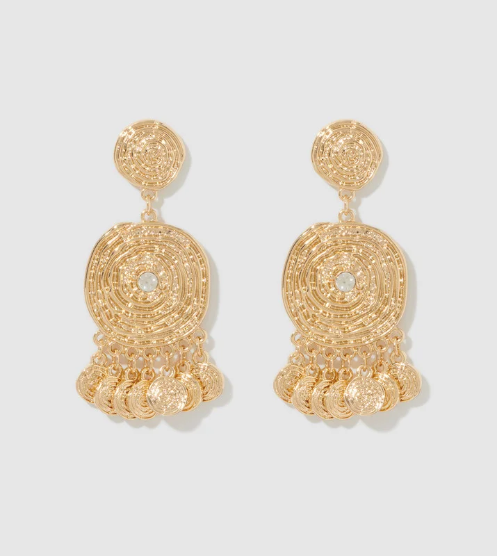 SIGNATURE DELIA Disc Charms Earrings